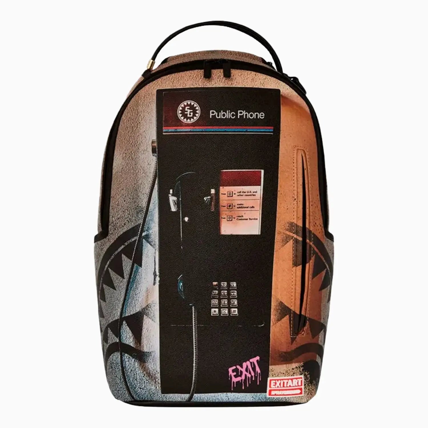 Exit Pay Phone Backpack - Durable Anti-Theft Travel Backpack with RFID Protection for Commuters, Students & Digital Nomads - Perfect for Airports, Urban Travel & Daily Work