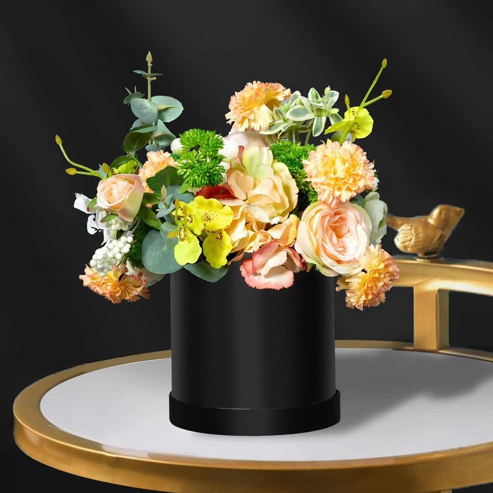 Premium Floral Paperboard Hat Box - Bridesmaid Proposal Gift for Weddings & Parties