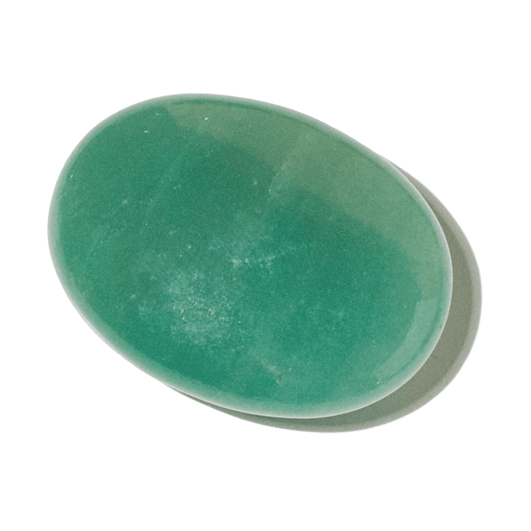 Green Aventurine Palm Stone - Natural Healing Crystal for Stress Relief, Meditation & Positive Energy | Perfect for Yoga, Reiki & Spiritual Practices