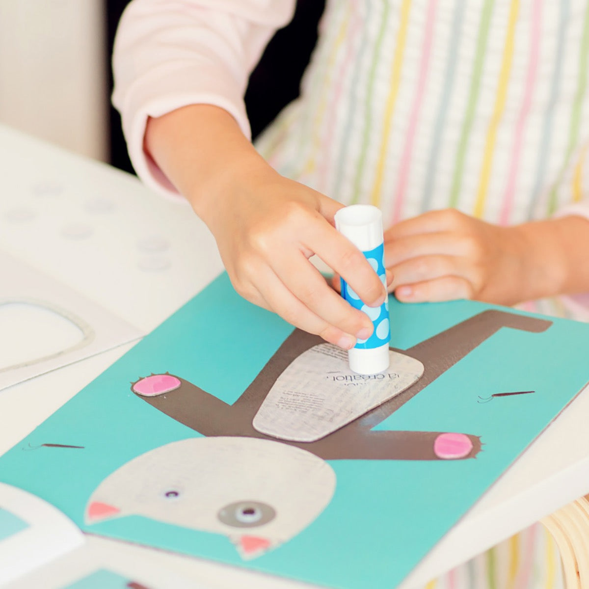 Djeco Collages for Little Ones - Creative Art Kits for Toddlers & Kids - Perfect for Preschool Learning & Home Craft Activities