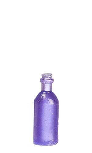 Factory Direct Craft Purple Tall Toiletry Bottles - Doll House Miniature Accessories for Bathroom Decor, Travel Essentials & DIY Miniature Projects