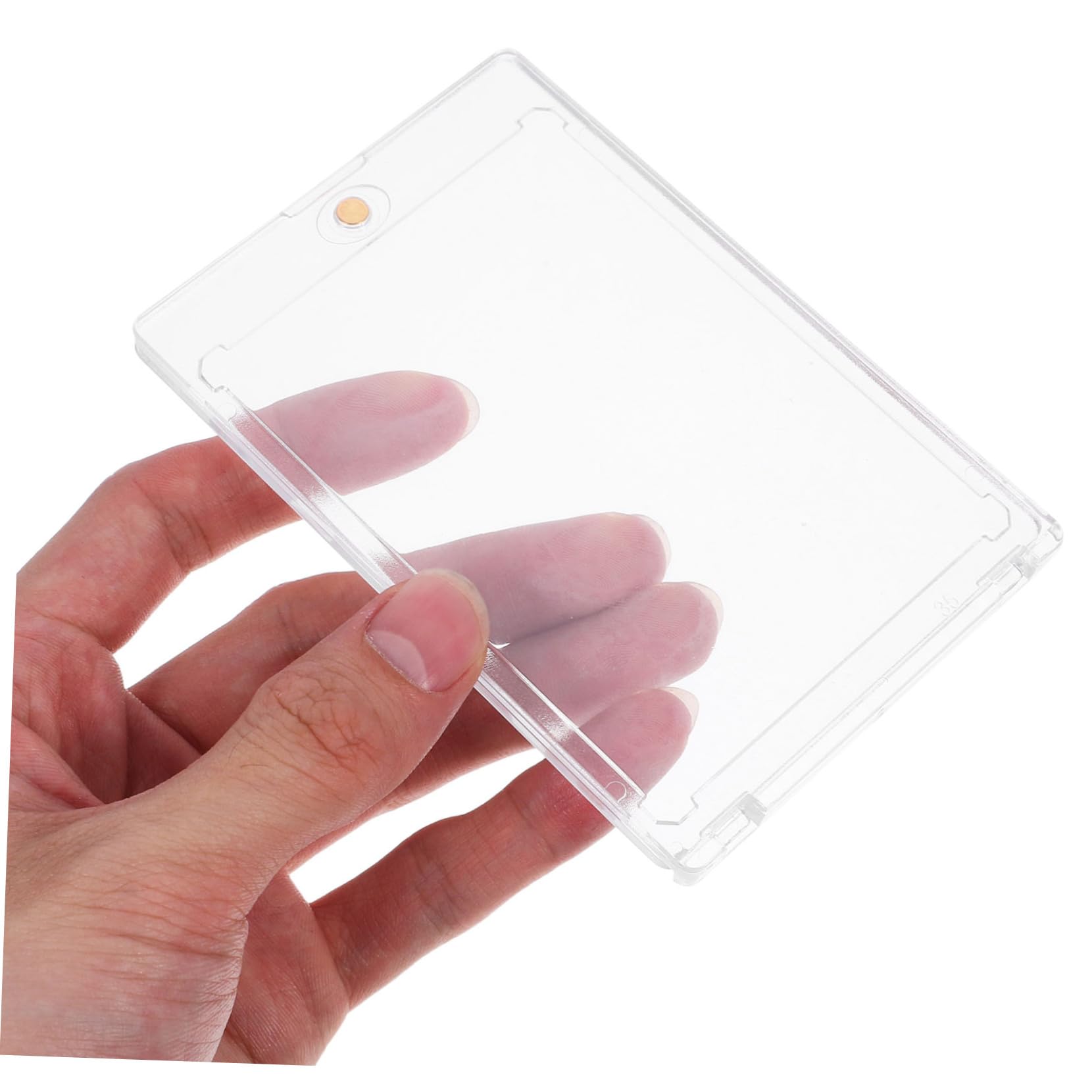 30 Pcs Hard Plastic Baseball Card Protectors - Trading Card Holder Display Case with Stand for Collectible Cards | Perfect for Sports Memorabilia, Gaming Cards & Home Decoration