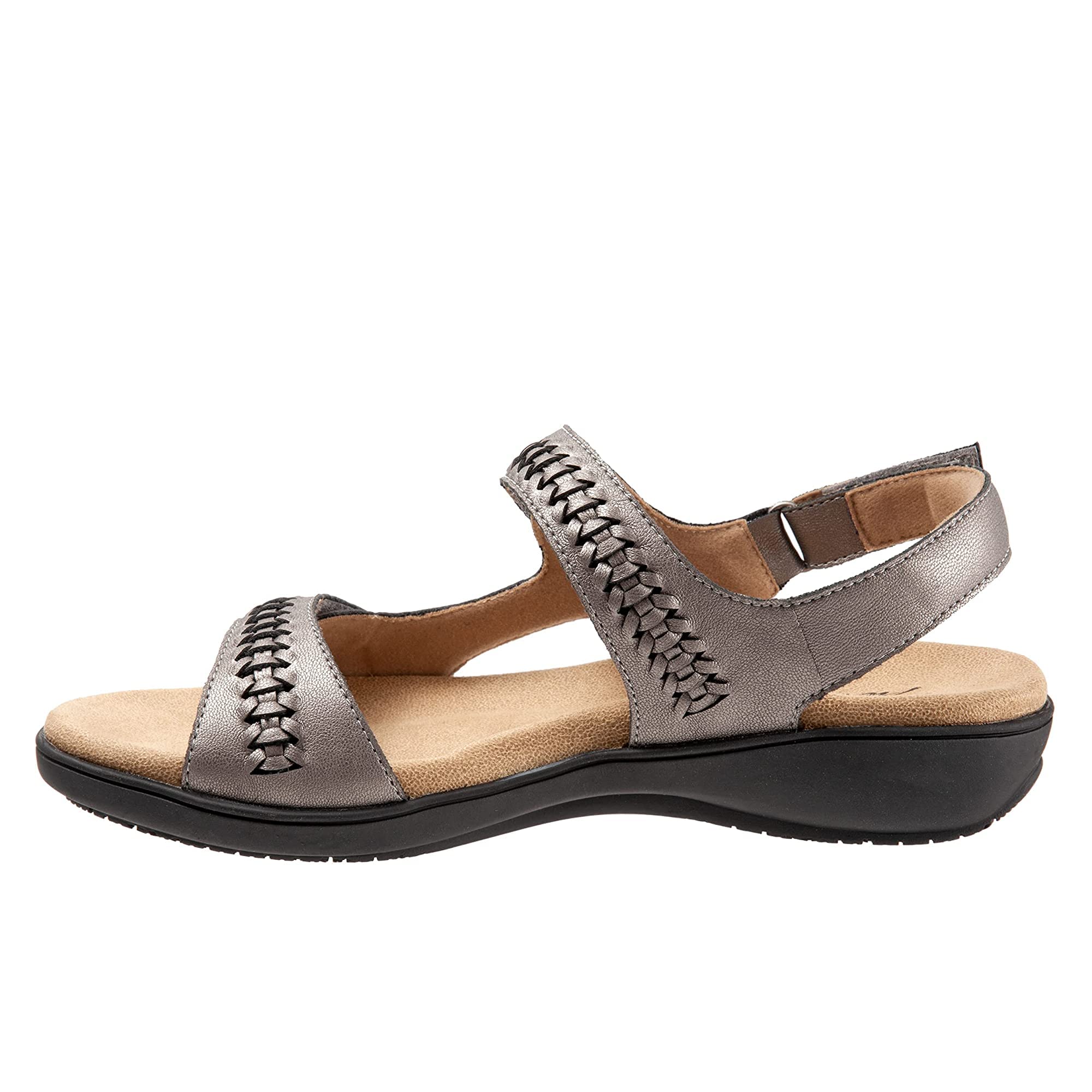 Trotters Women's Comfortable Flat Sandals - Breathable & Lightweight Summer Shoes for Walking, Travel, and Casual Outfits
