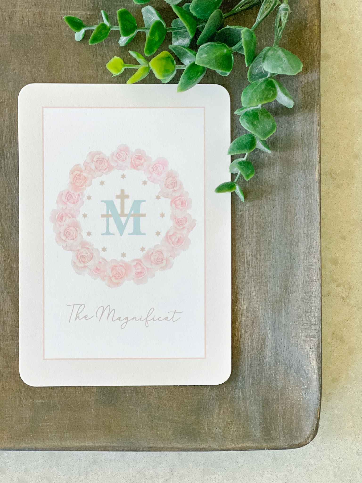 Magnificat Prayer Card - Beautiful Catholic Devotional Card for Prayer & Worship - Perfect for Home Altar, Church, Bible Study & Gifts