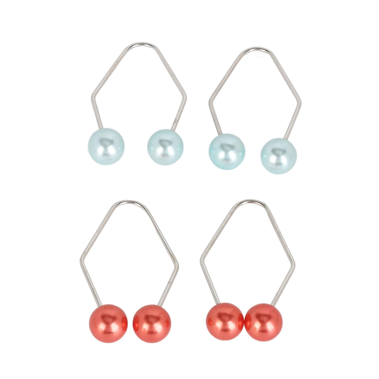 Dimple Maker Tool - Enhanced Smile Trainer for Face & Cheek Muscle Exercise - Portable Red & Blue Design - Perfect for Facial Yoga & Beauty Enhancement