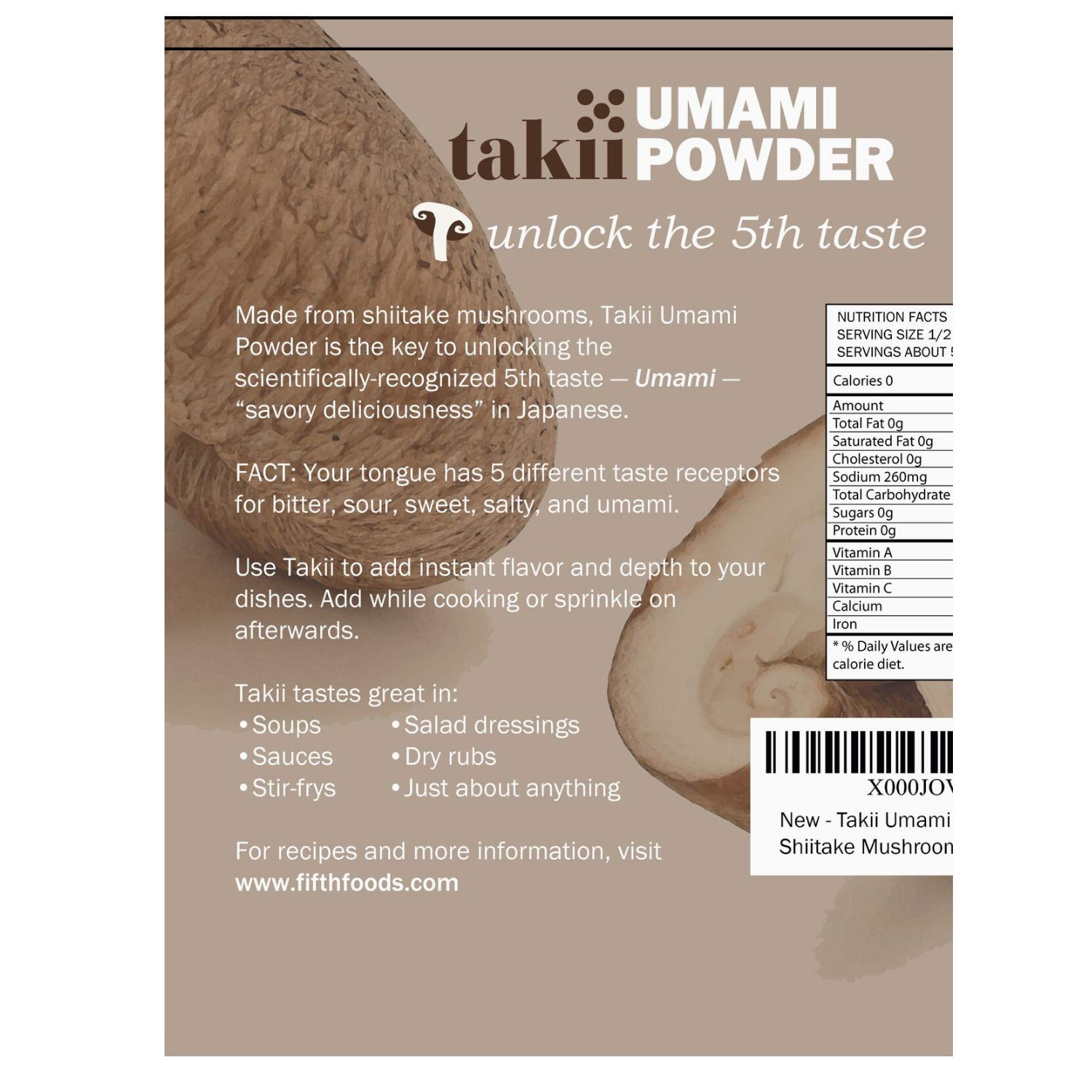 Takii Pure Umami Powder - 4.4 Lbs Bulk (2kg) - Natural Flavor Enhancer for Cooking, Baking & Seasoning - Perfect for Soups, Sauces, Marinades & Meat Rubs