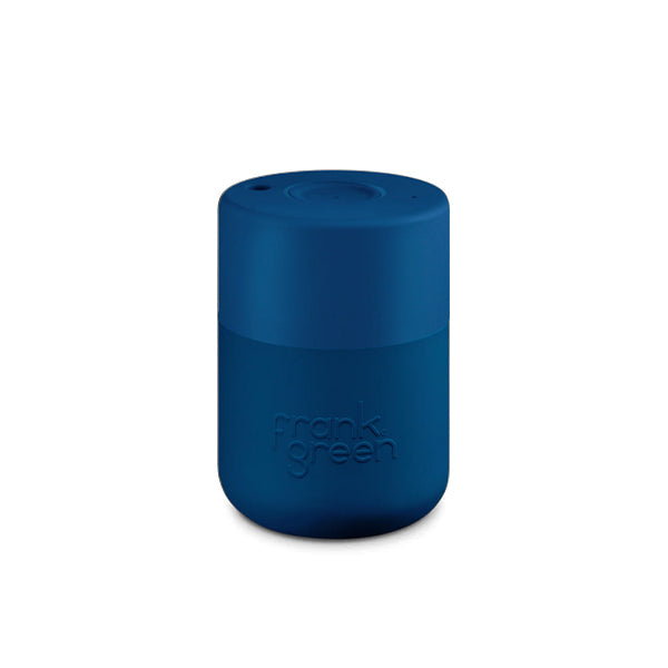 Frank Green Original Reusable Coffee Cup - 16oz Insulated Stainless Steel Travel Mug with Lid, Leak-Proof & Eco-Friendly (Perfect for Office, Commuting, Hiking & Outdoor Activities)