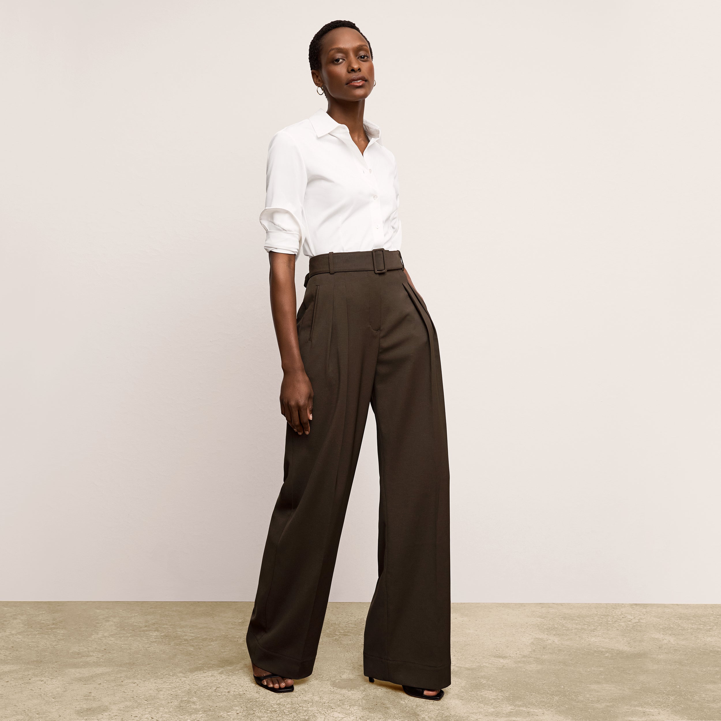 Bia Pleated Women's Trousers - Breathable Air Twill Fabric for Office & Business Casual Wear | Perfect for Work, Travel & Formal Occasions