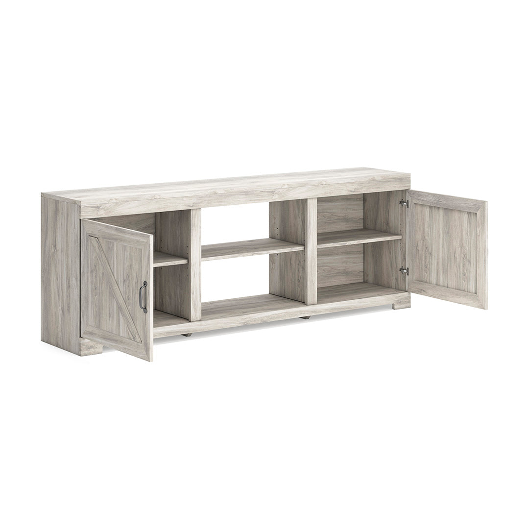63 Inch Bellaby TV Stand for Living Room - Modern Entertainment Center with Storage for TVs up to 70 Inches | Perfect for Home Theater Setup & Living Room Organization