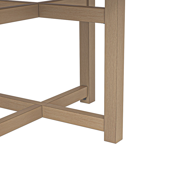Extendable Dining Table with Rubber Wood Frame - Expandable for 6 to 8 People - Perfect for Small Spaces & Family Gatherings