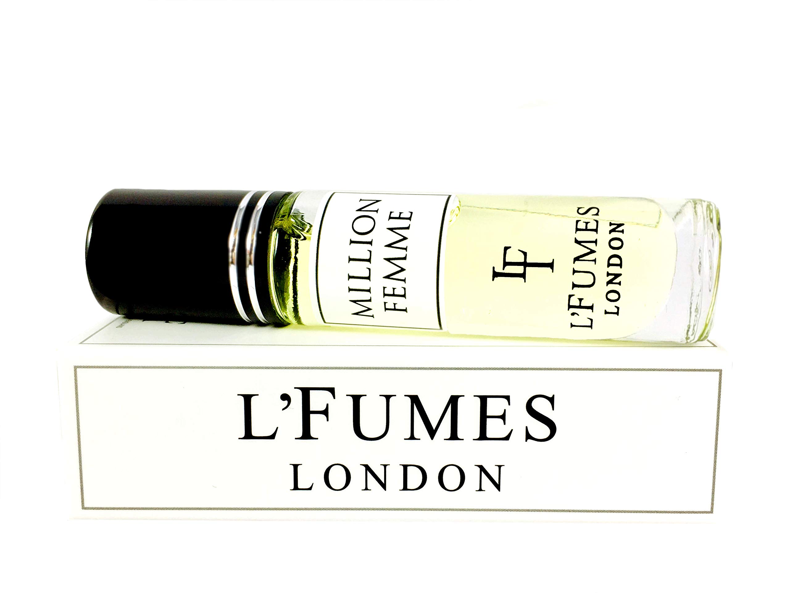 L'Fumes London MILLION FEMME Perfume Oil for Women - 8ml Roll-On Fragrance, Long-Lasting Floral Scent - Perfect for Date Nights, Office Wear & Special Occasions