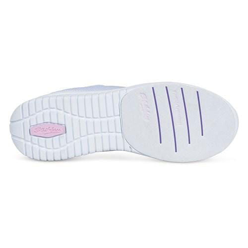 KR Strikeforce Women's Glitz White & Purple Bowling Shoes - Lightweight & Comfortable for League Play & Casual Bowling