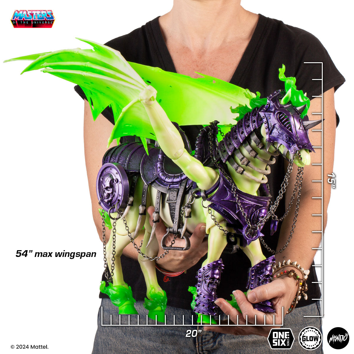 Masters of the Universe Scare Mare 1/6 Scale Action Figure - Timed Edition Collectible Toy for Display & Home Decor