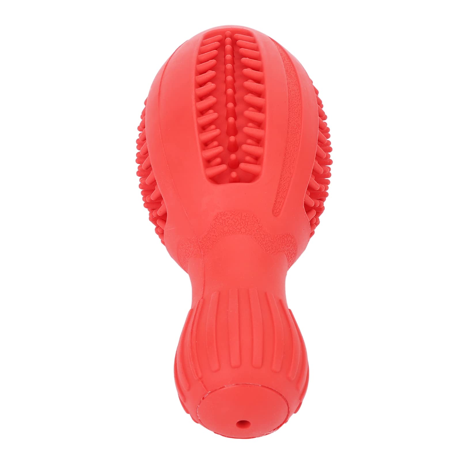 Qinlorgo Interactive Dog Food Dispenser Toy - Slow Feeder Bowling Shape Puppy Chew Toy for Training & Mental Stimulation - Perfect for Backyard Play & Indoor Enrichment Activities