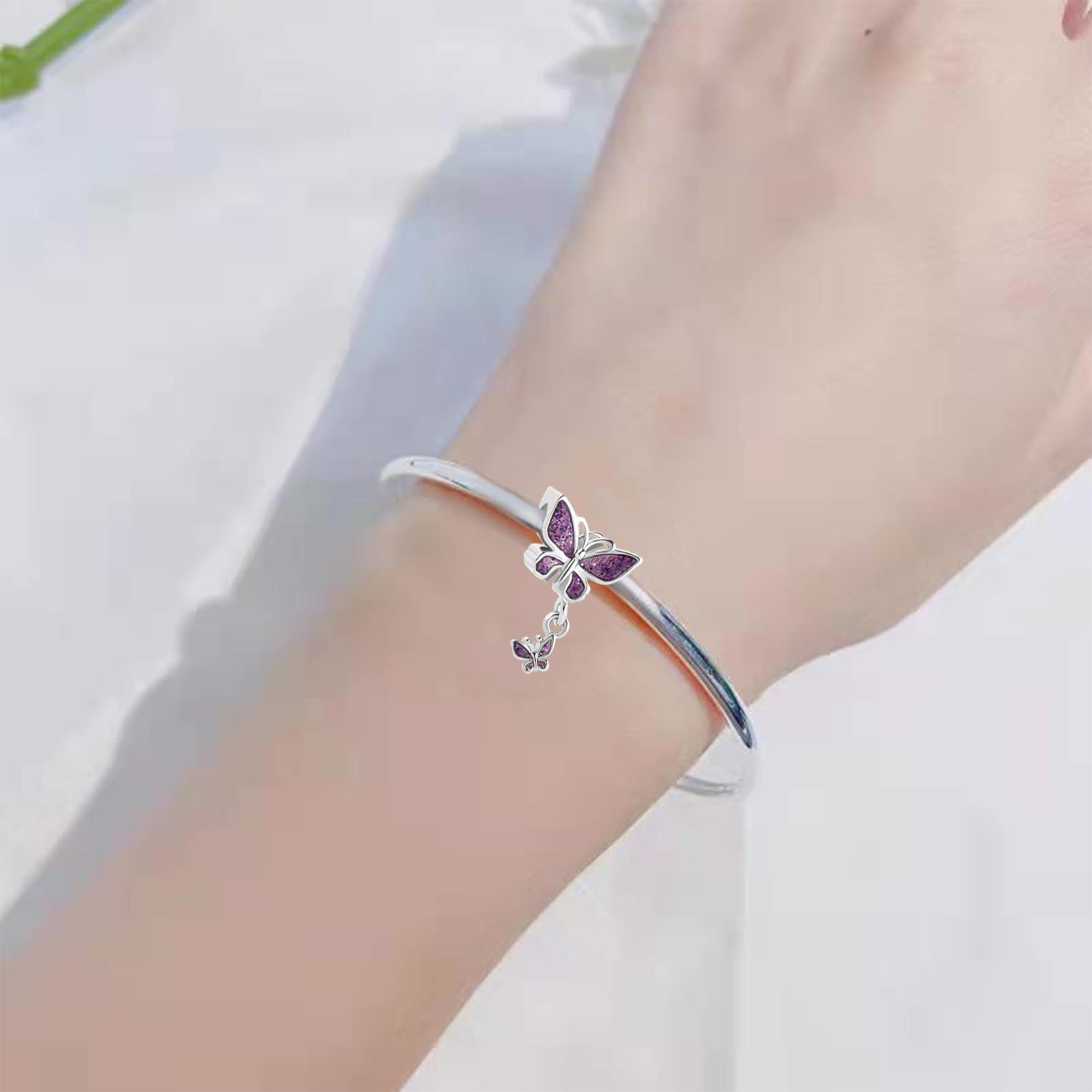 Sparkling Butterfly Charm for Pandora Bracelets - Elegant & Dainty Jewelry Gift for Women - Perfect for Birthdays, Anniversaries & Special Occasions