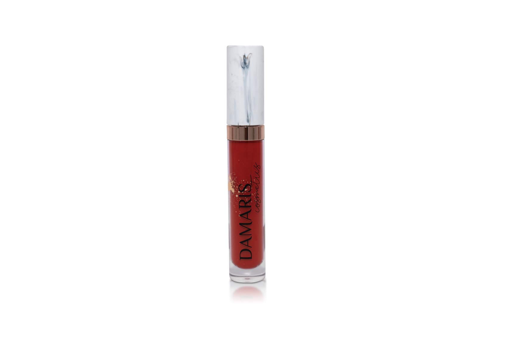 Damaris Cosmetics Vegan Hydrating Matte Liquid Lipstick - Cruelty Free, Paraben Free, Non-GMO, Long Lasting Lip Color (Passion Red) | Perfect for Date Night, Parties & Everyday Wear