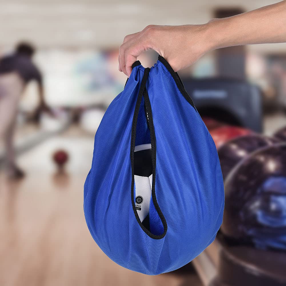 Portable Lightweight Bowling Ball Bag with Cleaner Pouch & Towel - Durable Bowling Ball Carrier for Gym, League Play & Practice - Perfect for Bowling Enthusiasts & Athletes