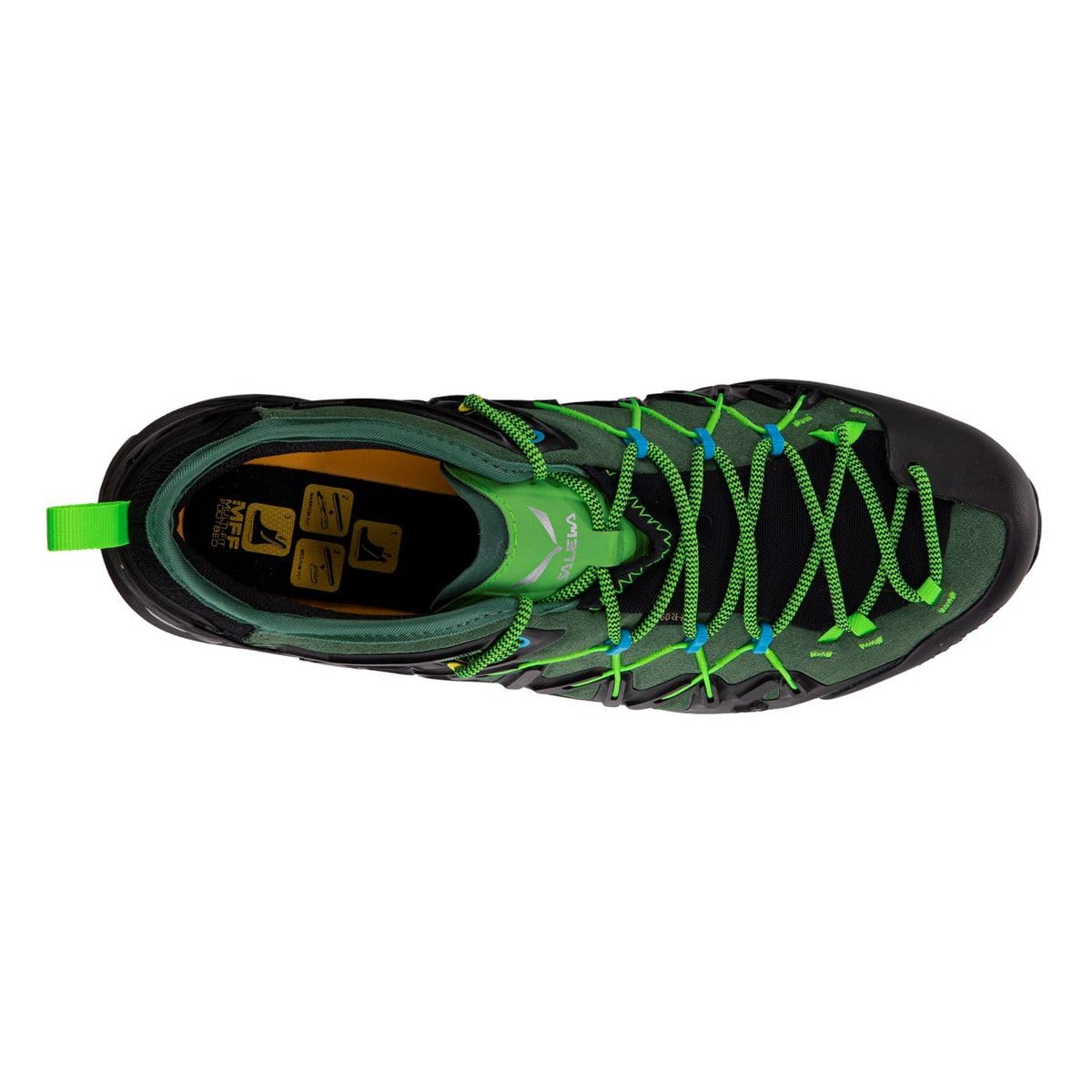 Salewa Men's Waterproof Hiking Shoes for Camping & Outdoor Adventures - Size 9.5 US - Lightweight Trekking Footwear for Mountain Trails & Backpacking