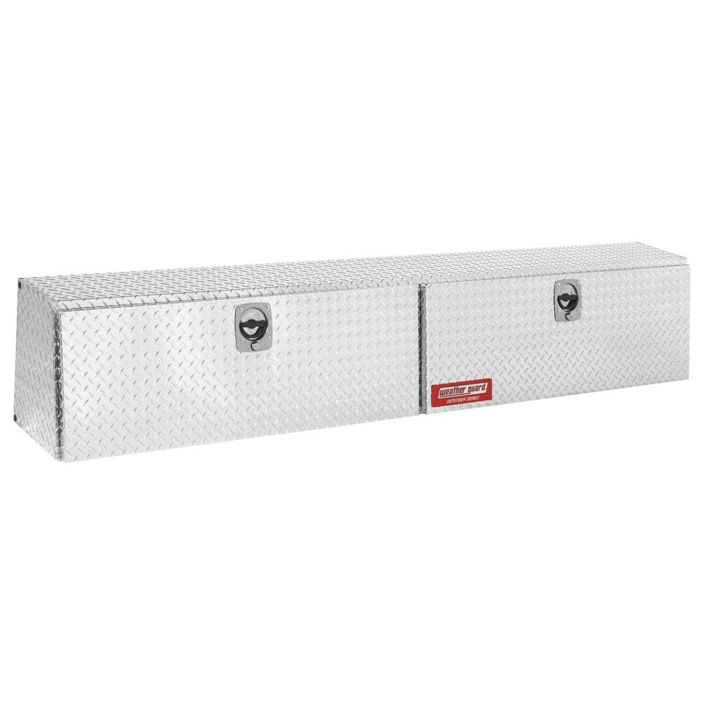 Weather Guard 300303901 Heavy Duty Aluminum Truck Tool Box - Secure Storage for Tools & Equipment | Perfect for Pickup Trucks, Construction & Outdoor Work
