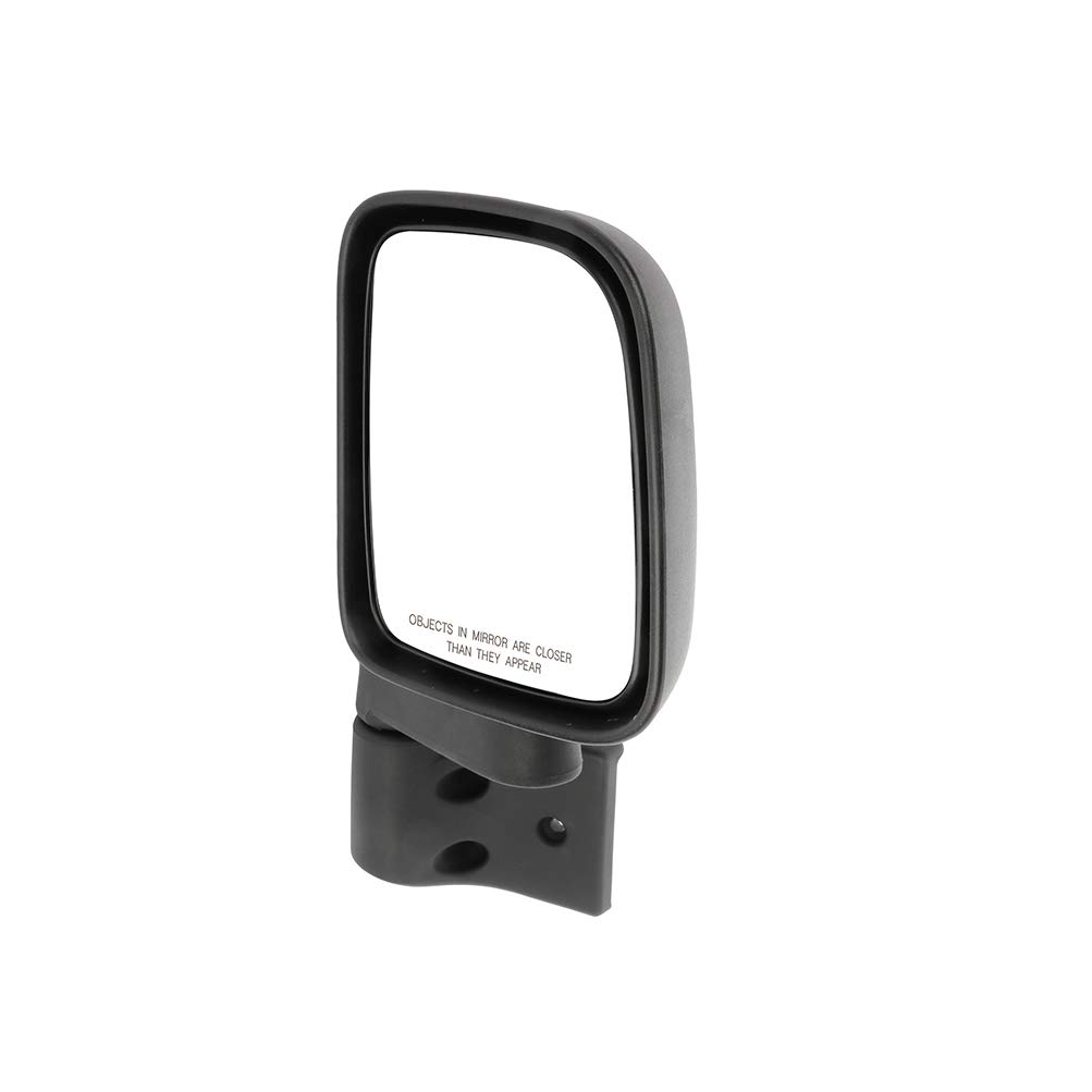 2003-2006 Jeep Wrangler TJ Right Side Exterior Passenger Mirror - Manual Adjustment & Folding - Replacement Car Part for Off-Road & Daily Driving