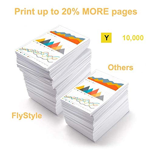 2 Pack Yellow C736H1YG Compatible Laser Printer Toner Cartridge - High Yield Replacement for HP C746 C748 X746 X748 C736DN C736DTN C736N X736DE X738DE X738DTE - Perfect for Office & Home Printing Needs
