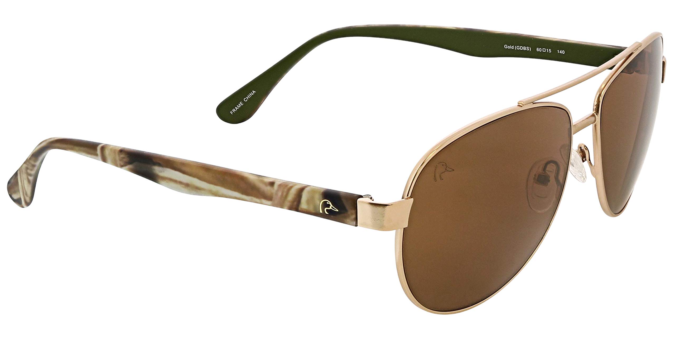 Ducks Unlimited Men's Harrison Aviator Sunglasses - Polarized UV Protection for Driving, Fishing & Outdoor Activities