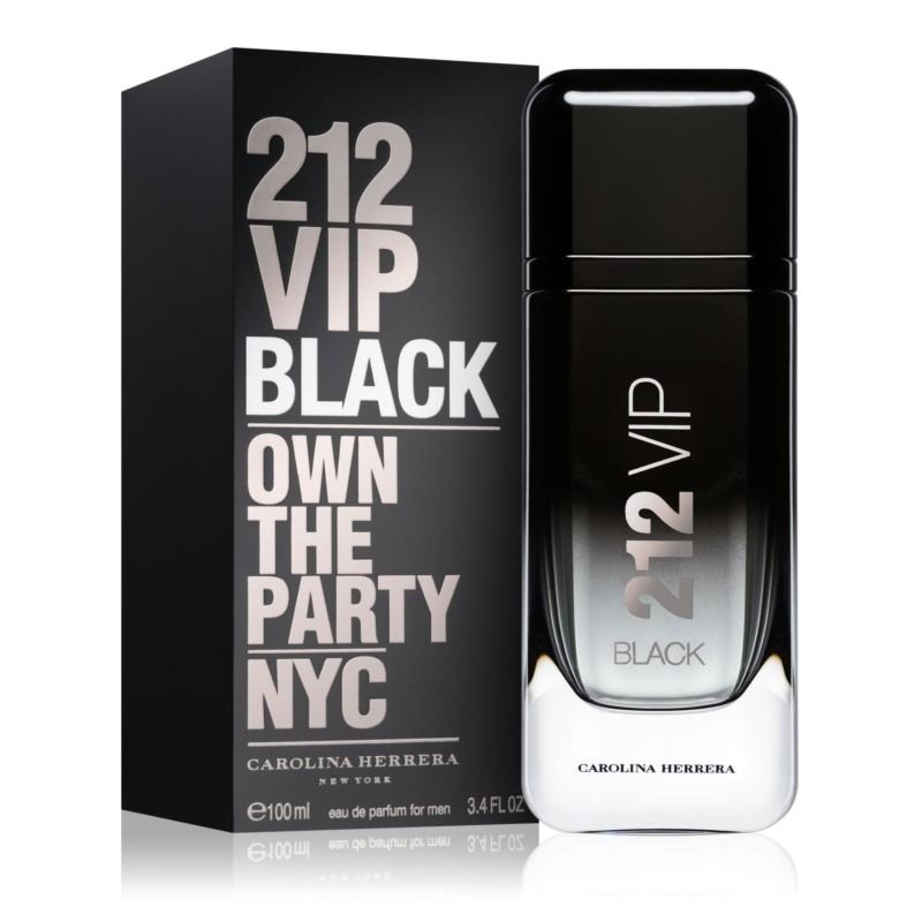 Carolina Herrera 212 VIP Black Eau de Parfum Spray for Men - Own The Party NYC Fragrance | Perfect for Nightlife, Clubbing & Special Events
