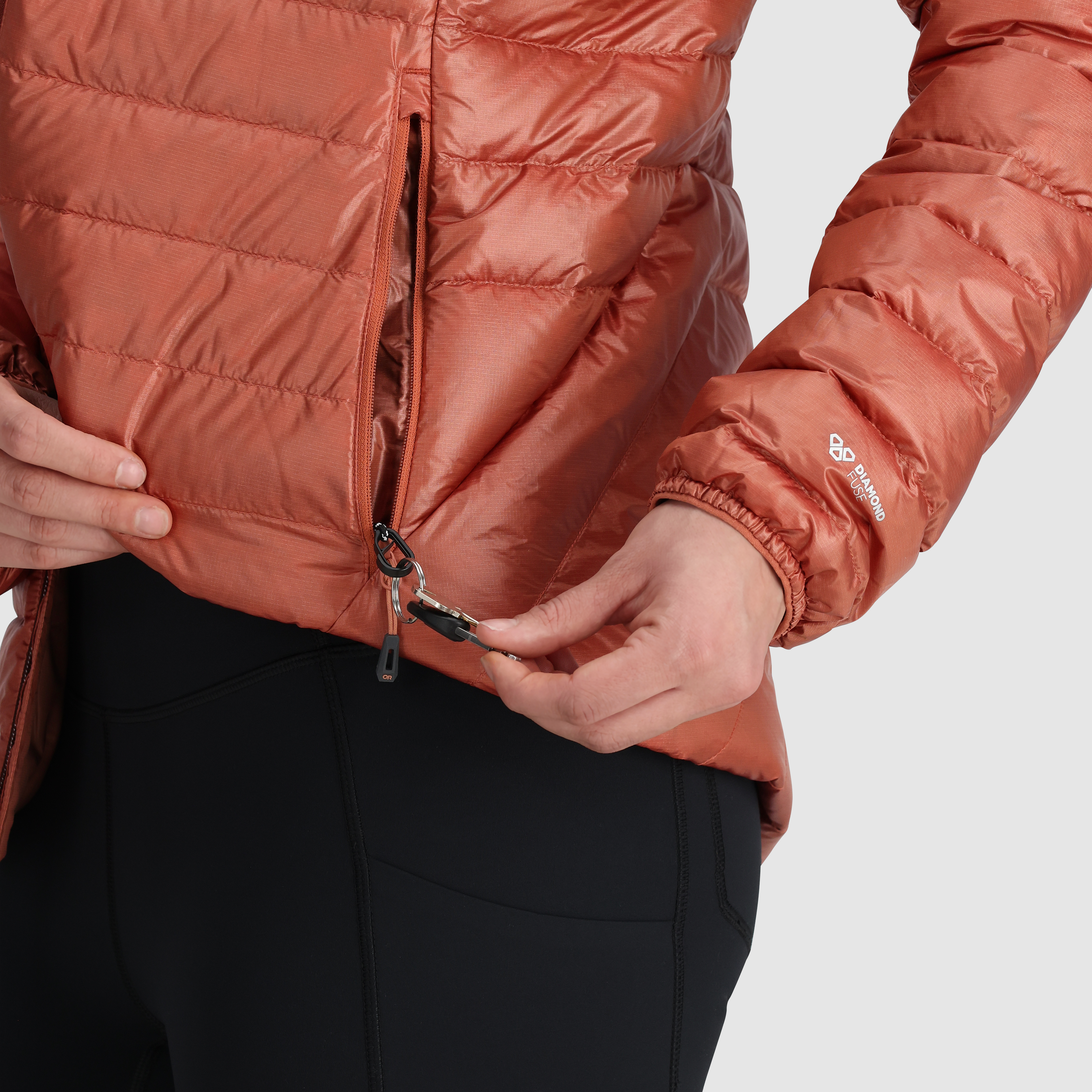 Women's Lightweight Helium Down Hooded Jacket - Warm Winter Coat for Hiking, Camping & Outdoor Activities