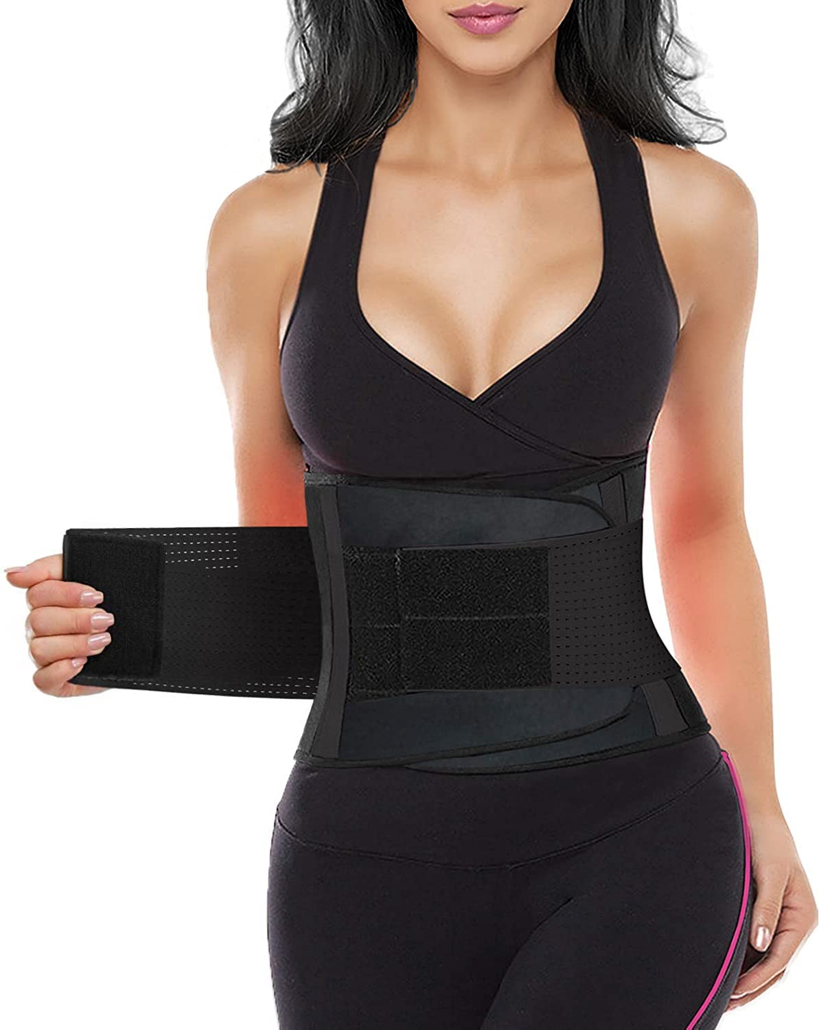 YIANNA Waist Trainer Belt for Women - Slimming Waist Trimmer, Weight Loss Workout Belt, Back Support Corset for Fitness & Posture | Perfect for Gym, Yoga & Daily Wear
