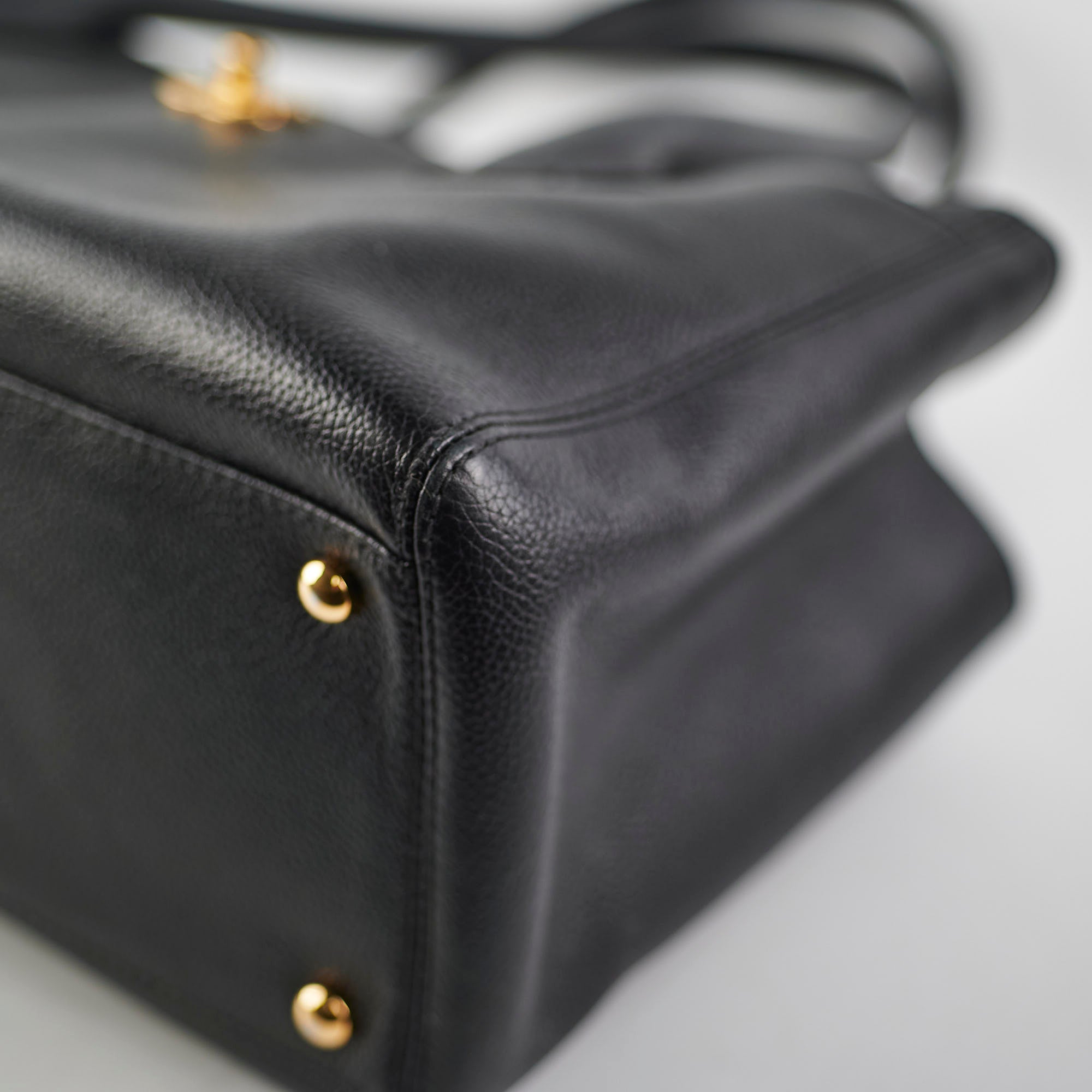 Chanel Cerf Tote Bag in Black Caviar Leather - Luxury Designer Handbag for Women, Perfect for Work, Travel & Everyday Use