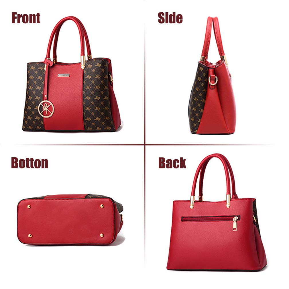 KURGOOL Women's Leather Handbags - Stylish Top Handle Satchel Shoulder Bag & Messenger Tote Purse for Ladies | Perfect for Work, Travel & Daily Use