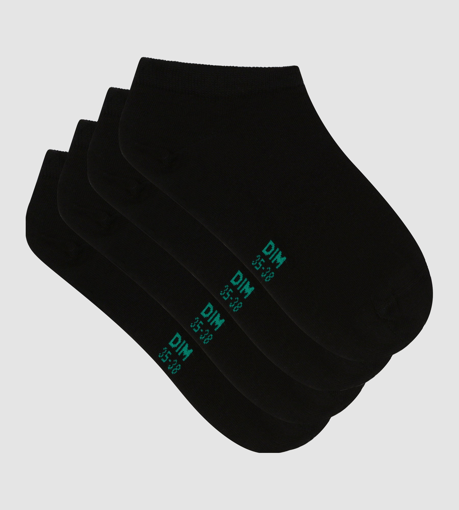 Organic Cotton Women's Ankle Socks 2-Pack - Black | Soft & Breathable Everyday Socks for Work, Yoga & Casual Wear