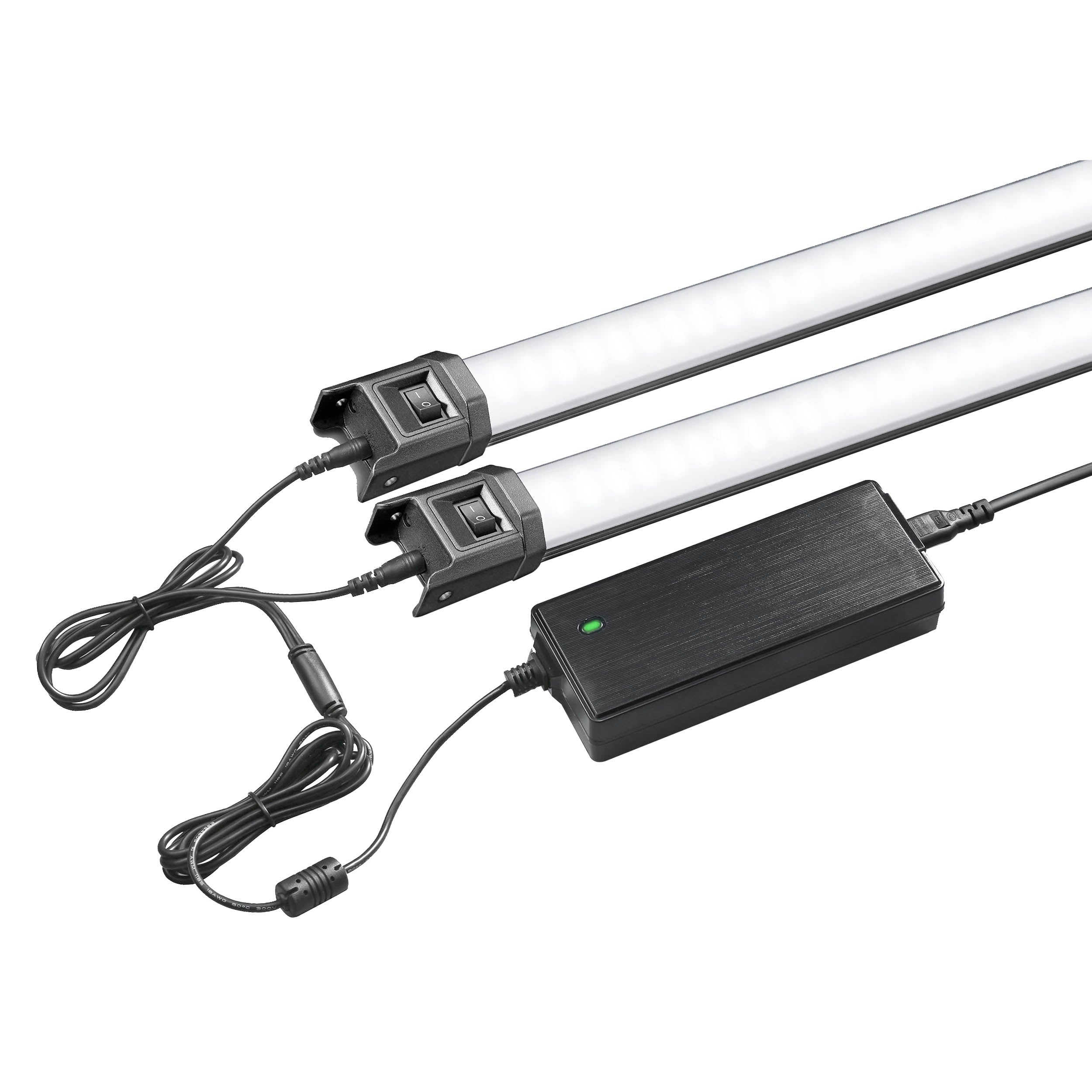 Godox TL60 RGB LED Light Tube Dual Power Adapter - Compatible with A60 & TL60 Models for Studio, Photography, and Video Lighting