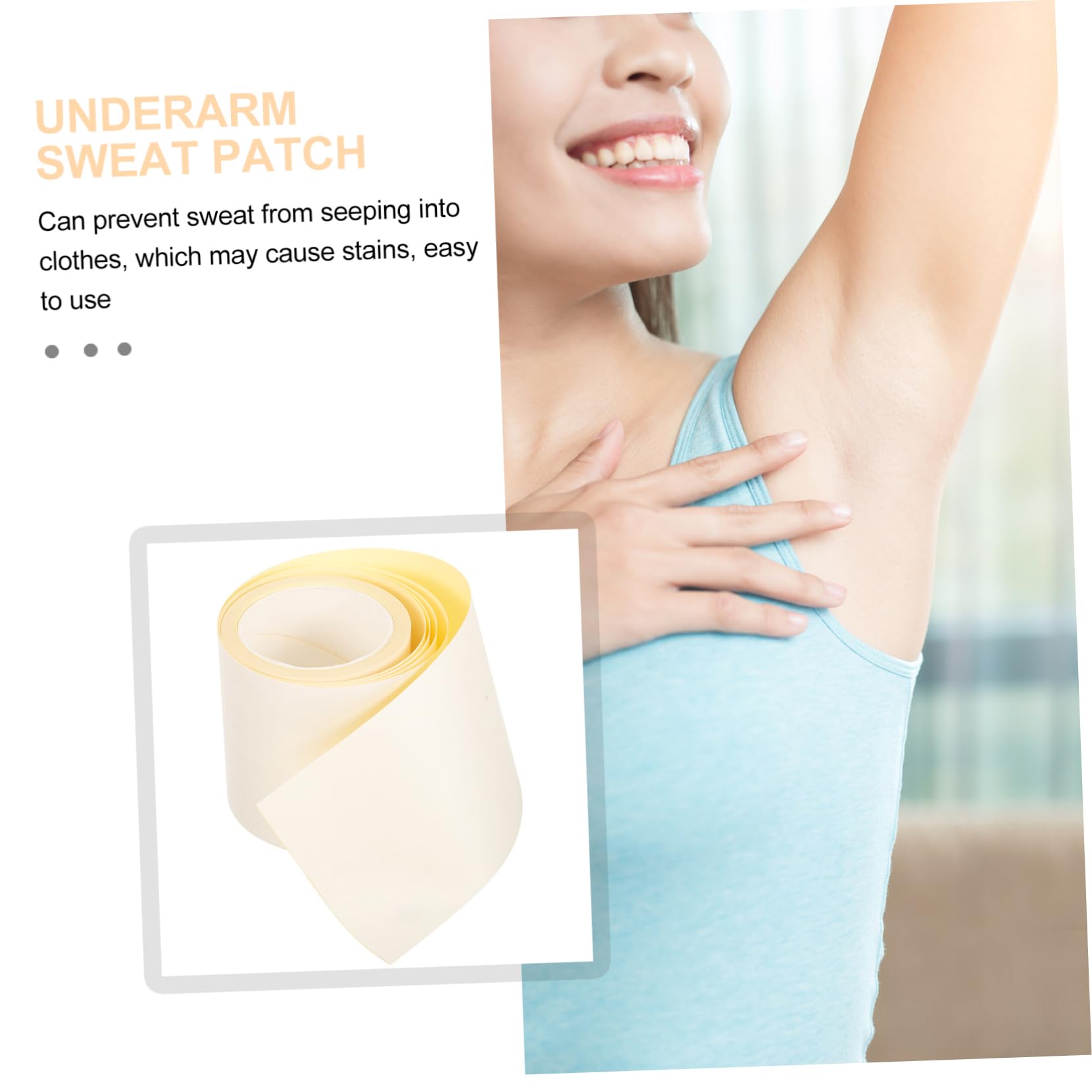 Kisangel Sweat Stickers for Men & Women - Adhesive Undershirt Stickers for Sweat Suits - Stay Dry & Comfortable During Workouts, Sports & Daily Activities