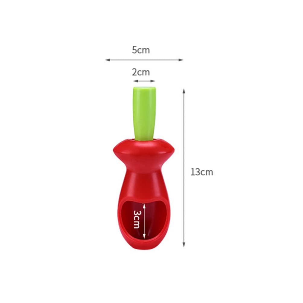 Hemoton 2-Pack Cherry Pitter and Fruit Core Remover - Handheld Stainless Steel Cherry Pitter Tool for Cherries, Olives, Grapes & Dates - Perfect for Baking, Jam Making and Fruit Salad Prep