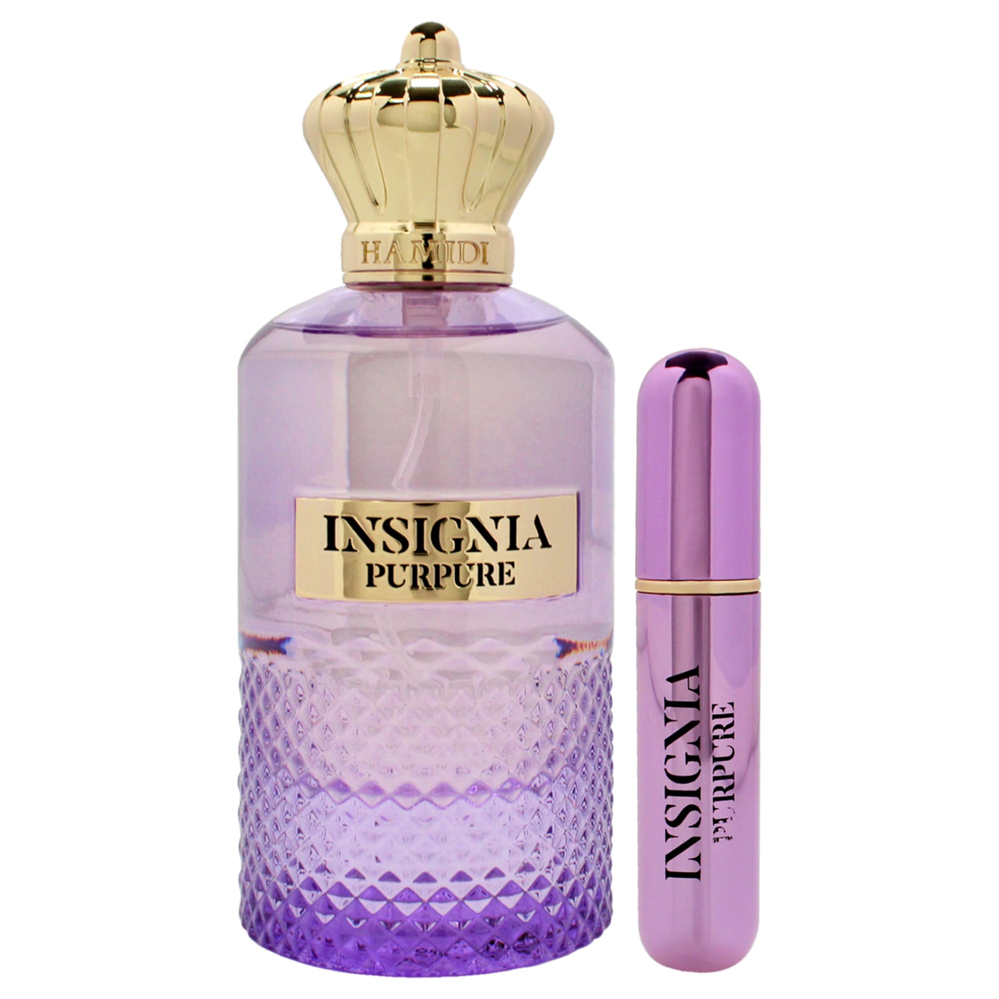 Hamidi Insignia - Purple Perfume for Women - 3.6 oz Eau de Parfum Spray - Elegant Evening & Special Occasion Fragrance