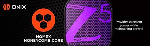 Onix Z5 Graphite Pickleball Paddle - Premium Cushion Grip & Protective Cover Included | Perfect for Tournament Play & Recreational Games