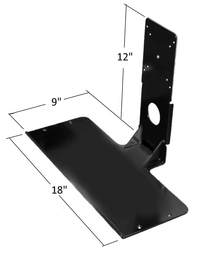 Premium Aluminum Keyboard Mounting Bracket - SDS iMount 2.0 (Black) | Ergonomic Under Desk Mount for Mechanical & Gaming Keyboards | Home Office & Gaming Setup Accessory