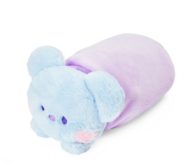 BT21 Koya Mini Cushion Blanket - Soft Plush Throw for BTS Fans, Home Decor, Anime Bedding & Cozy Gift Idea