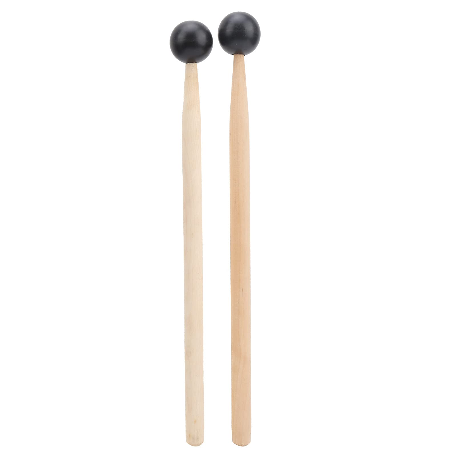 Durable Rubber Drum Sticks for Beginners - 2Pcs Round Head Percussion Sticks for Practice, Performance & Music Education | Perfect for Drum Practice, Marching Bands & School Music Classes