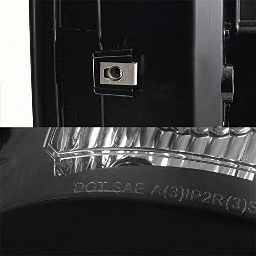 AKKON L-Shape LED Light Tube Tail Lights Brake Lamp Assembly Pair for 16-18 GMC Sierra 1500 - Black Bezel Design, Durable & Bright LED Lighting - Perfect for Night Driving, Off-Road Adventures & Custom Truck Upgrades
