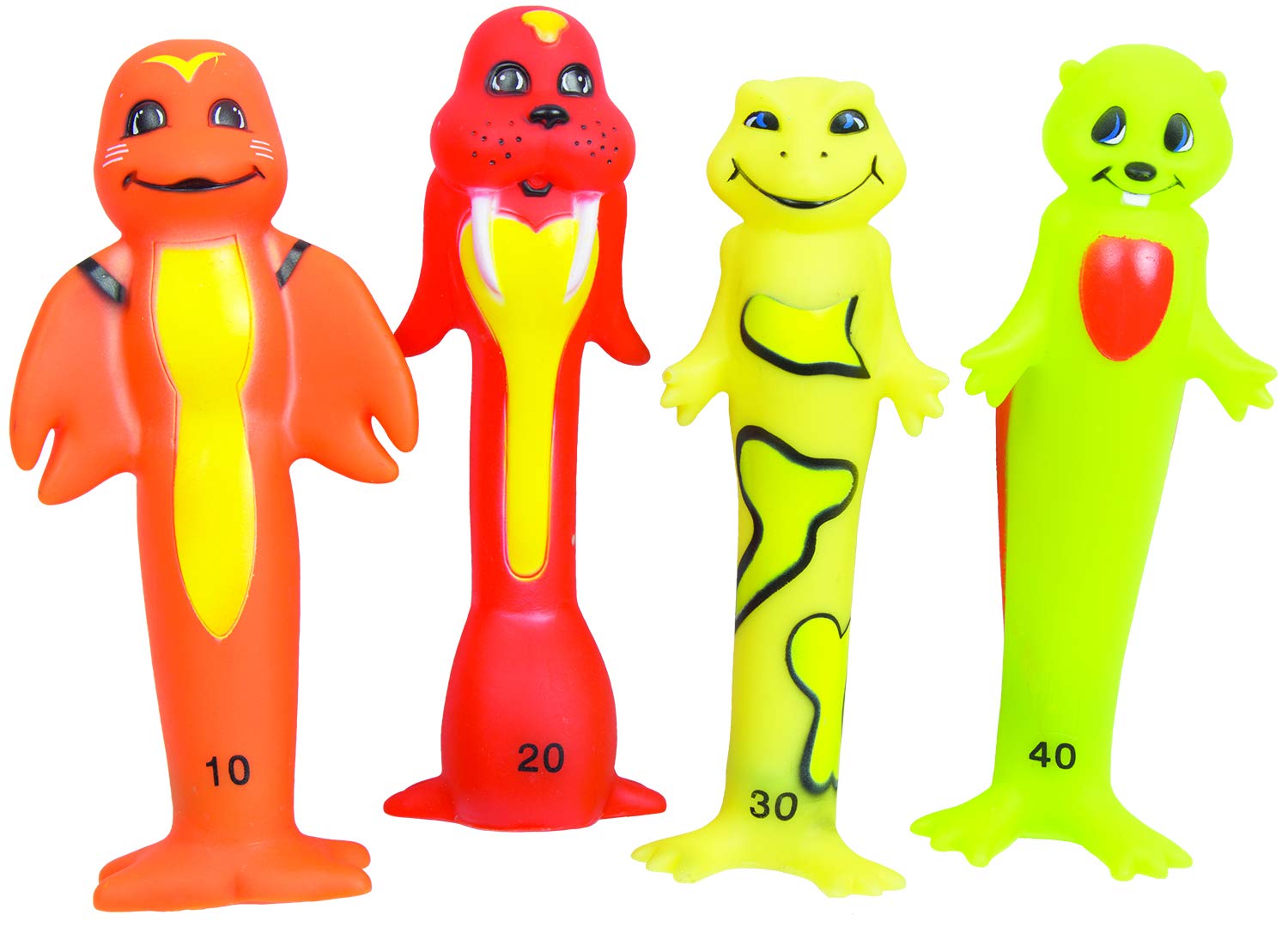 Poolmaster Soft Funny Animal Diving Sticks for Kids - Colorful Swimming Pool Toys for Underwater Games & Summer Fun (Set of 6) - Perfect for Backyard Pools, Beach Parties & Swim Training