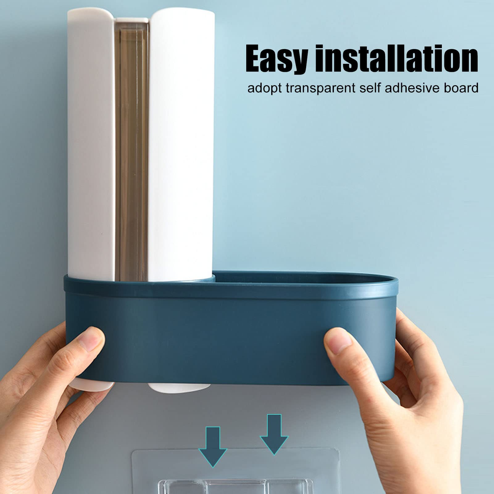 Zerodis Disposable Cup Dispenser - Wall Mounted Plastic/Paper Cup Holder for Water Coolers (White) | Perfect for Offices, Break Rooms & Home Use