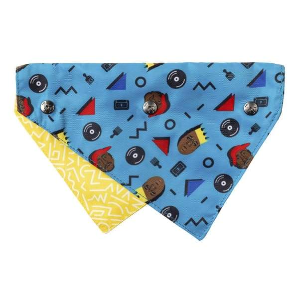 Fuzzyard Kings of Gold School Pet Bandana for Dogs - Adjustable 2 Sizes (Small & Large) - Premium Cotton Blend Dog Accessory for School Spirit, Pet Fashion & Special Occasions