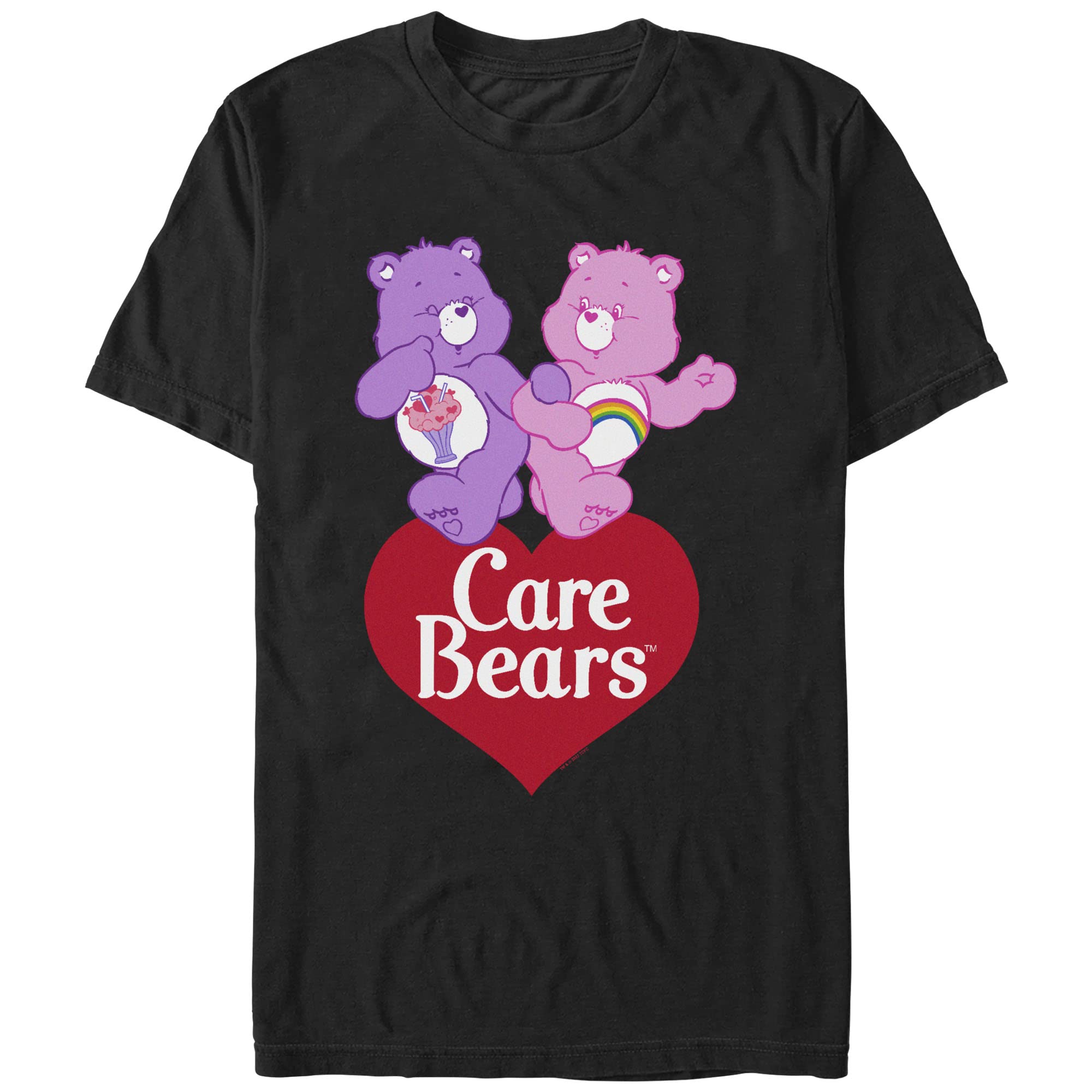 Men's Care Bears Best Friends Graphic T-Shirt - Soft Cotton Tee for Casual Wear & Gifts