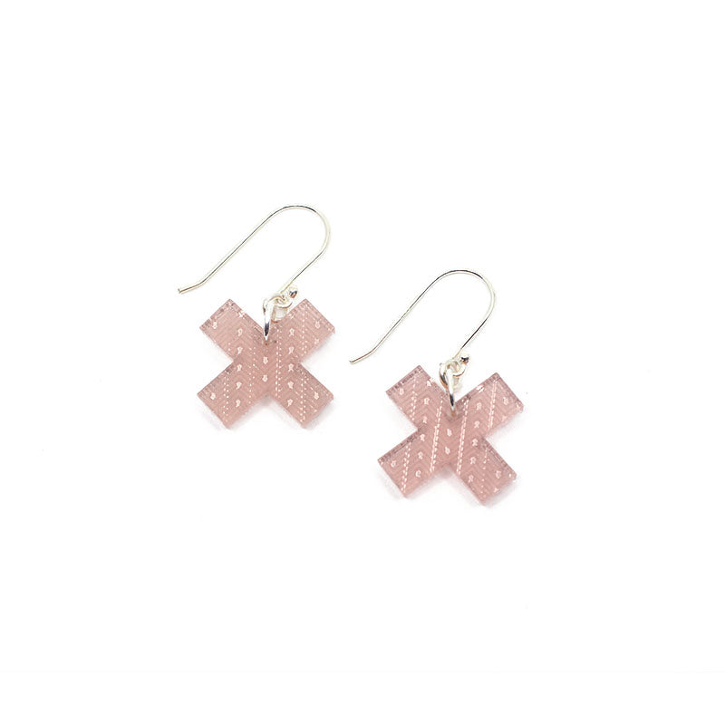 Rose Gold Small Kisses Earrings by Anna Leyland - Perfect for Valentine's Day, Date Night & Romantic Gifts