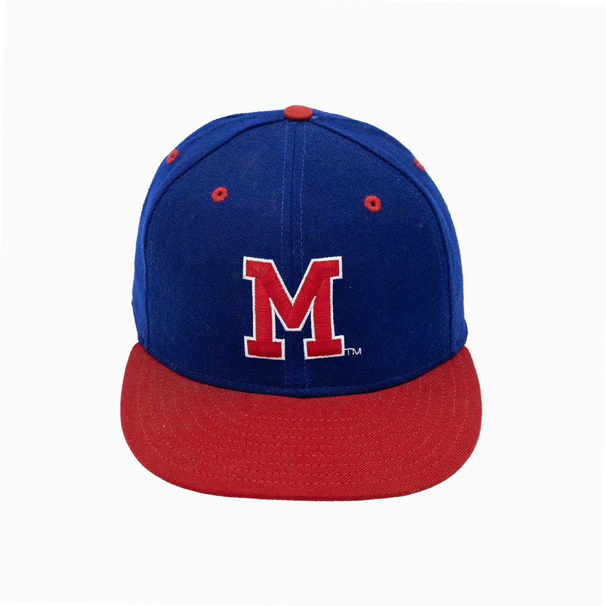 Big M Logo The Game 59FIFTY Fitted Hat - Official MLB Snapback Cap for Men & Women - Perfect for Baseball Games, Streetwear Fashion & Gift Giving