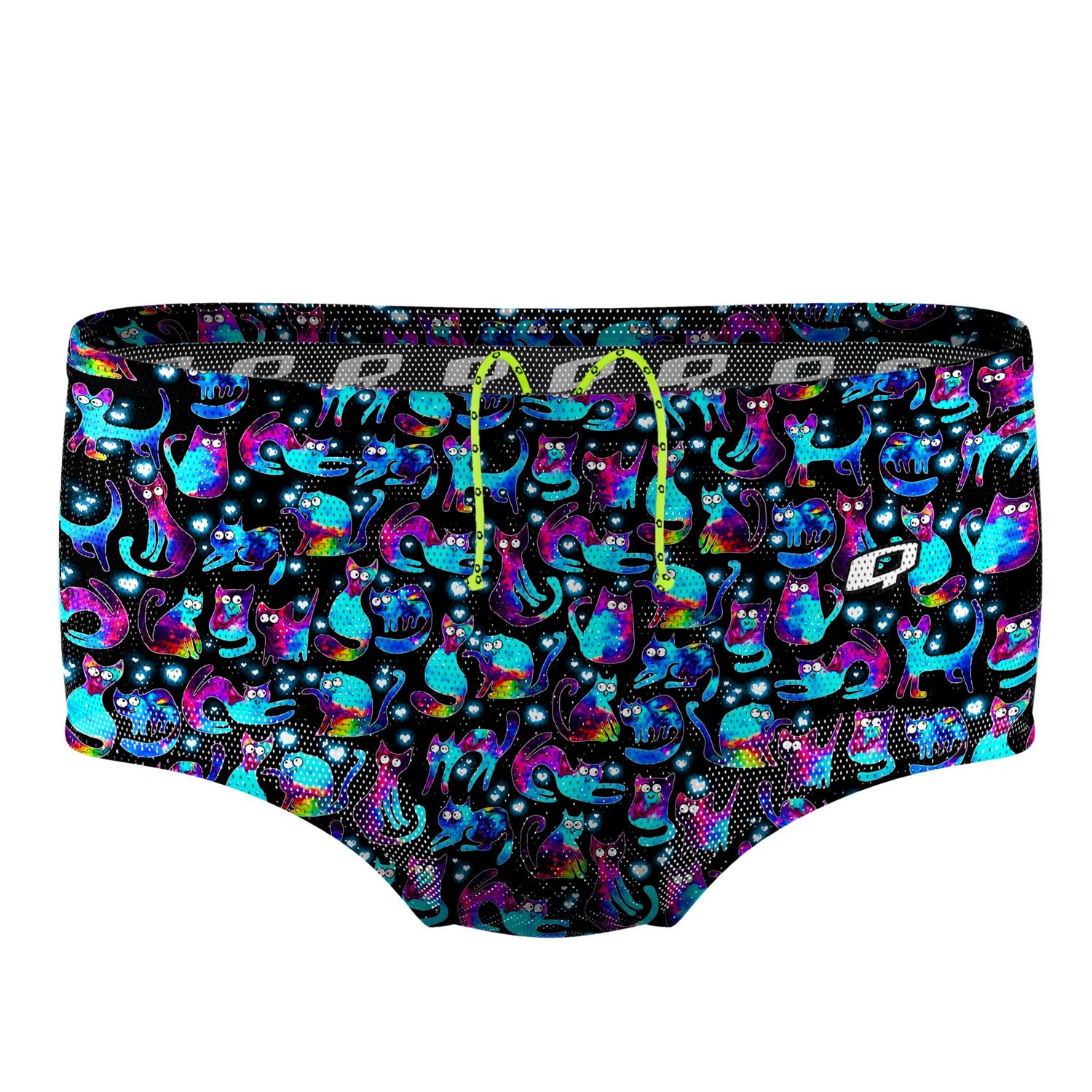 Space Kitties Mesh Drag Swimsuit - Sexy Sheer Cover-Up for Beach, Pool & Summer Vacations - Perfect for Swimwear, Cosplay & Pride Events