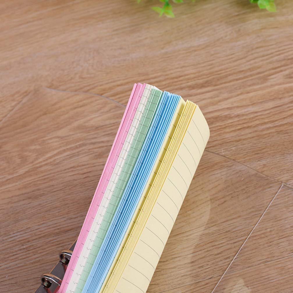 STOBOK 6-Hole A6 Loose Leaf Paper Refills - 50 Sheets Ruled Filler Paper for Planner, Notebook & Journal - Perfect for Office, School & Daily Organization