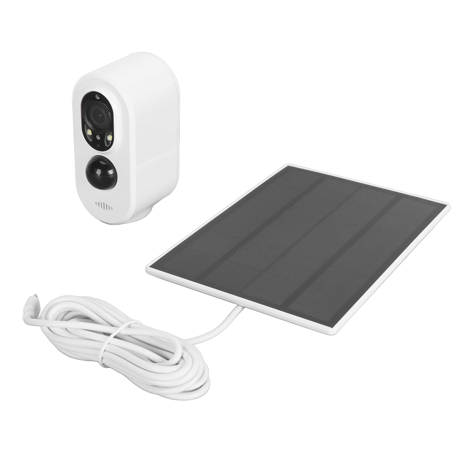 Topyond Solar Security Camera 1080P HD with PIR Motion Detection & Full Color Night Vision, 6x Digital Zoom, Wide Angle Lens - Outdoor Wireless Surveillance for Home, Yard, Garage Protection (Weatherproof Solar-Powered)